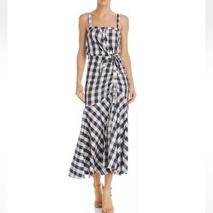 NWOT Likely Minka Ruched Gingham Dress